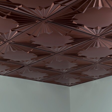 Fasade Art Deco 2Ftx2Ft Lay In Ceiling Til, PK 5, 5 PK PL5826