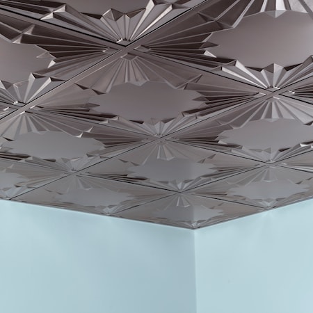 Fasade Art Deco 2Ftx2Ft Lay In Ceiling Til, PK 5, 5 PK PL5829