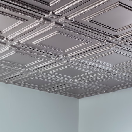 Fasade Coffer 2Ftx2Ft Lay In Ceiling Tile , PK 5, 5 PK PL6109