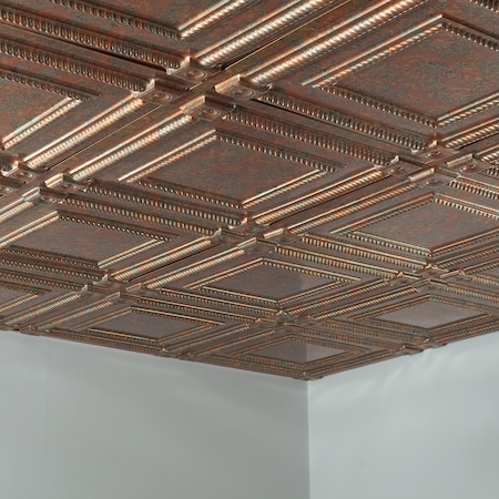 Fasade Coffer 2Ftx2Ft Lay In Ceiling Tile , PK 5, 5 PK PL6111