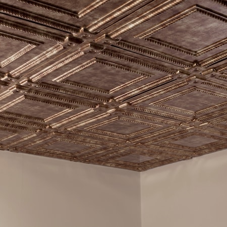 Fasade Coffer 2Ftx2Ft Lay In Ceiling Tile , PK 5, 5 PK PL6117