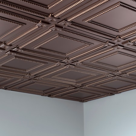 Fasade Coffer 2Ftx2Ft Lay In Ceiling Tile , PK 5, 5 PK PL6128
