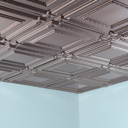 Fasade Coffer 2Ftx2Ft Lay In Ceiling Tile , PK 5, 5 PK PL6129