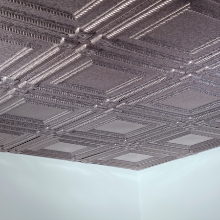 Fasade Coffer 2Ftx2Ft Lay In Ceiling Tile , PK 5, 5 PK PL6130