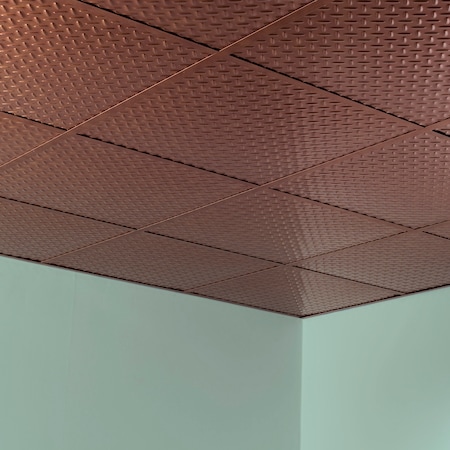 Fasade Diamond Plate 2Ftx2Ft Lay In Ceilin, PK 5, 5 PK PL6631
