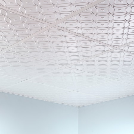 Fasade Rings 2Ftx2Ft Lay In Ceiling Tile M, PK 5, 5 PK PL8201