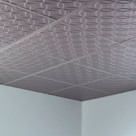 Fasade Rings 2Ftx2Ft Lay In Ceiling Tile A, PK 5, 5 PK PL8209