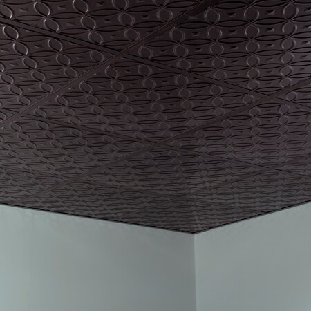 Fasade Rings 2Ftx2Ft Lay In Ceiling Tile S, PK 5, 5 PK PL8227