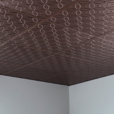 Fasade Rings 2Ftx2Ft Lay In Ceiling Tile A, PK 5, 5 PK PL8228