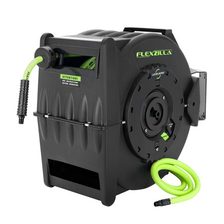 Flexzilla Retractable Air Hose Reel w Levelwind Te L8306FZ