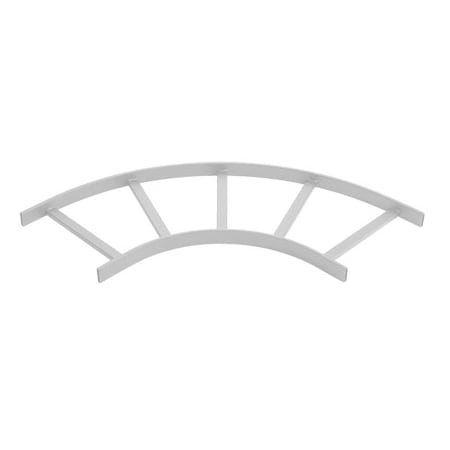 Nvent Hoffman Horizontal E-Bend Section (cULus Classified), White, Steel 90-Degree L90HB24W