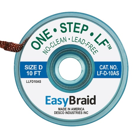 Easybraid DESOLDERING BRAID, LEAD FREE, .100, PK25 LF-D-10AS