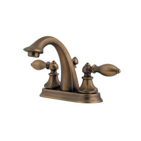 Pfister Single Handle 4" Mount, 3 Hole Bathroom Faucet, Velvet Aged Bronze LF-048-E0BV