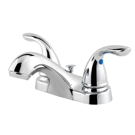 Pfister Dual Handle 4" Mount, 3 Hole Classic 2-Hdl 4" Centerset Bathroom Fct, Polished chrome LF-WL2-230C