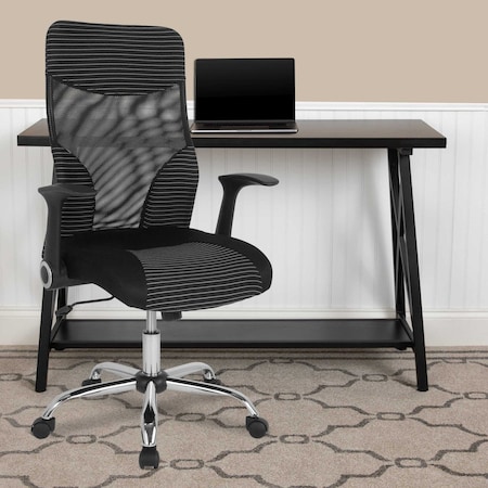 Flash Furniture Black High Back Mesh Chair LF-W-83A-GG