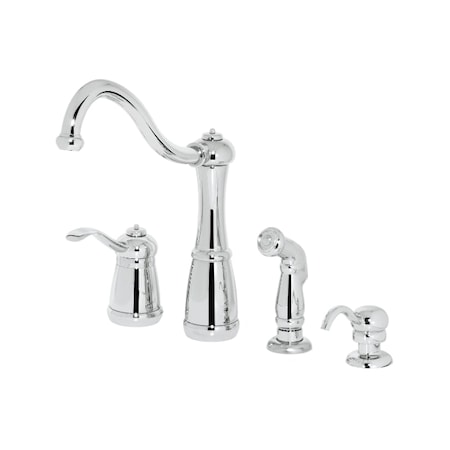 Pfister Residential 3 or 4 Hole Marielle Single Handle Kitchen Faucet Ch LG26-4NCC
