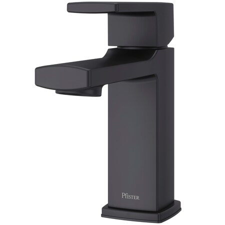 Pfister Single Handle Deckard Single Control, Matte Black, Matte Black 1/3 Hole LG42-DA0B