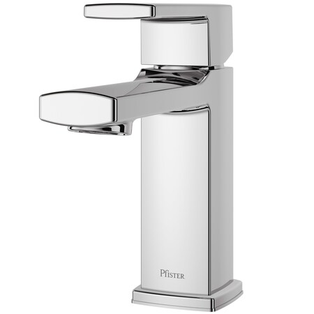 Pfister Single Handle 1/3 Hole Deckard Single Control, Chrome, Polished chrome LG42-DA0C