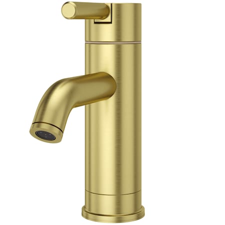 Pfister Single Handle Contempra Single Control, Centerset Bath, Brushed Gold 1/3 Hole LG42-NBG00