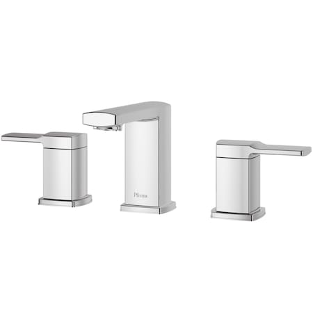 Pfister Dual Handle 3 Hole Deckard Wide Spread, Chrome, Polished chrome LG49-DA0C