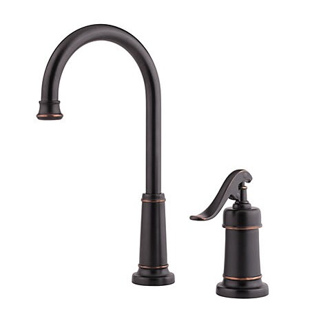 Pfister Residential 2 Hole Ashfield Single Handle Bar And Prep Fauc LG72-YP2Y