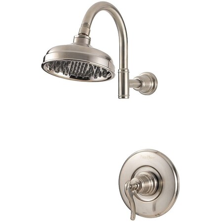 Pfister Single Handle 2 Hole Ashfield Shower Trim, Brushed Nickel, Brushed Nickel LG89-7YPK