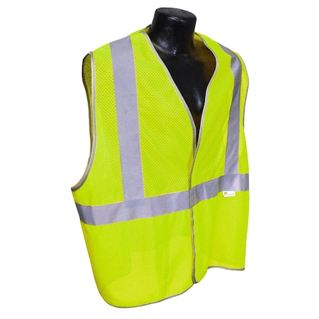 Radwear Usa Hi-Vis Safety Vest Xl Class 2 , Hook & Loop LHV-5ANSI-PC-XL