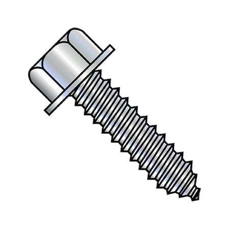 Zoro Select Lag Screw, 5/16 in, 2-1/2 in, Steel, Zinc Plated Hex Hex Drive, 600 PK 314007LHWH
