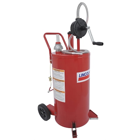 Lincoln Industrial Fuel Caddy, 25 Gallon LIN3675