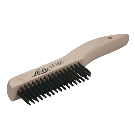Lisle Shoe Handle Wire Scratch Brush, 4-1/2" 14180