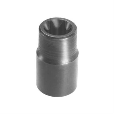 Lisle External Torx Socket, E20, 1/2" D, Black 26870