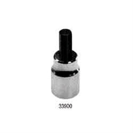 Lisle 3/8" Drive, 10mm Size, Metric Socket, 6 Points, 10mm, 3/8" D, Hex Black 33920