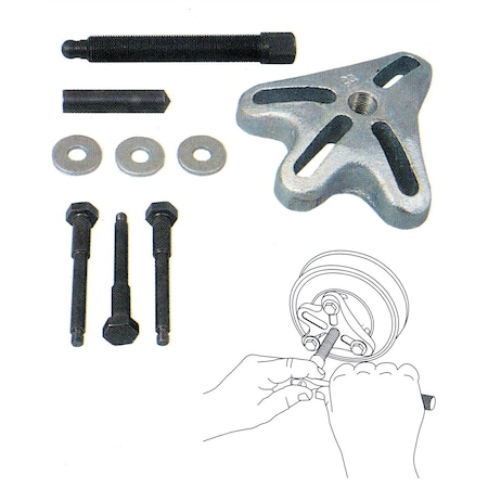 Lisle Harmonic Balancer Puller for GM 45300