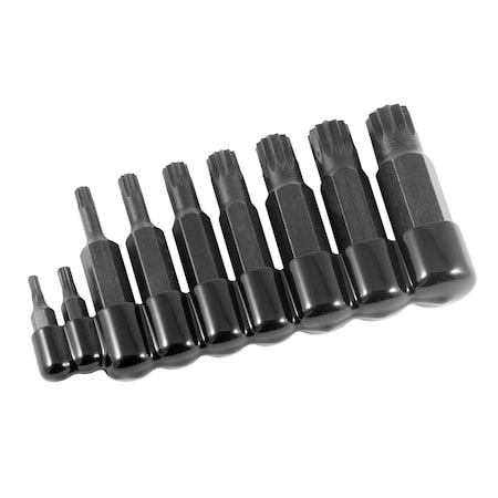 Lisle Triple Square Bit Set, 9Pc 60850