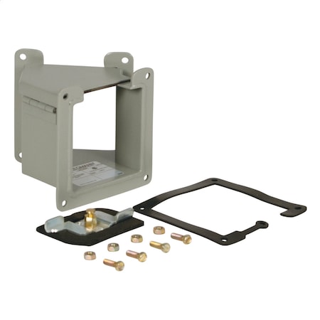 Wiegmann N1 LAY-IN 45 DEG TOP 2.5X2.5 CS, GRY, 1 Rating, Carbon Steel, Polyester Powder LJWL452A