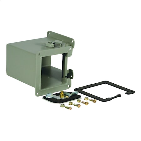 Wiegmann N1 LAY-IN 90 DEG INSIDE 2.5X2.5 CS, GRY, 1 Rating, Carbon Steel, Polyester Powder LJWL902B