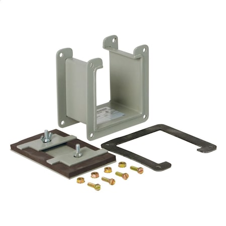 Wiegmann N1 LAY-IN NIPPLE 6 IN. 6X6 CRBN STL, GRY, 1 Rating, Carbon Steel, Polyester Powder LJWN666