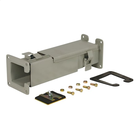 Wiegmann N1 LAY-IN COUNTR CLK TRANSP 6X6 CS, GRY, 1 Rating, Carbon Steel, Polyester Powder LJW61CCW