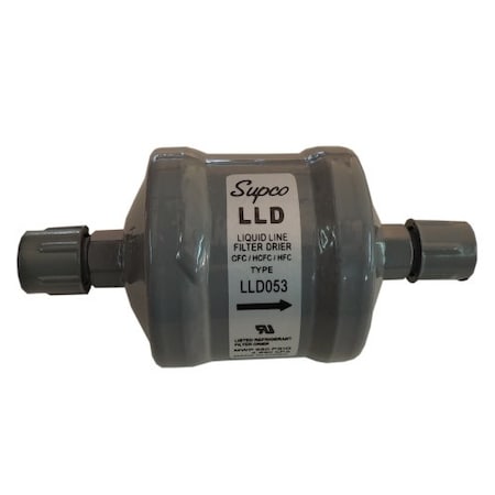 Supco Liquid Line Dryer, 3/8" SAE, 5"cu. LLD053
