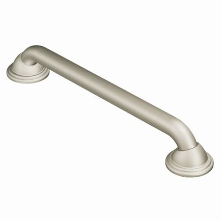 Moen Vertical or Horizontal Bars Elite 24" Grab Bar Brushed Nickel, 24" L, Stainless Steel LR8724D2BN