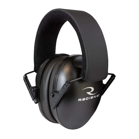 Radians Lowset Folding Ear Muffs, Black LS0100CS