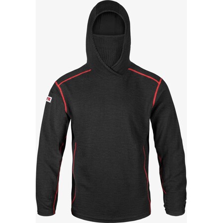 LAKELAND High Performance FR Waffle Hoodie, Black LSCMWH01-MD