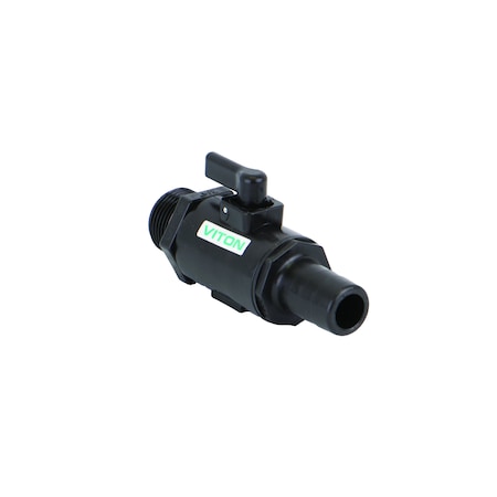 Banjo Manual 2-Way Ball Valve, NPT, Polypro LVHB075MTV