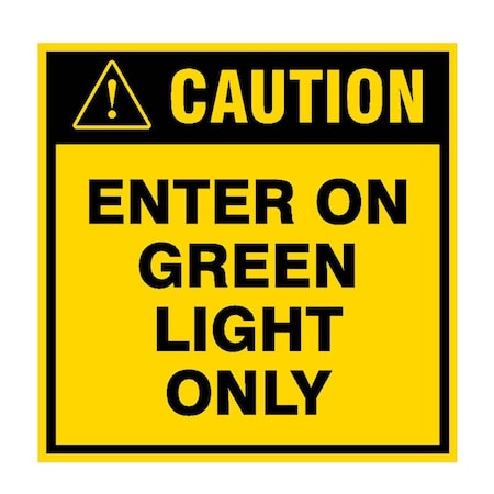 Ideal Warehouse Innovations Dock Traffic Warning Sign Inside ENG 60-5432