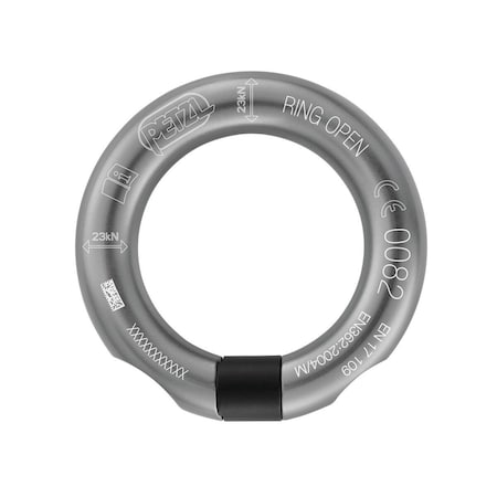 Petzl Multidirectional Gated Ring, Dark Grey M028AA00