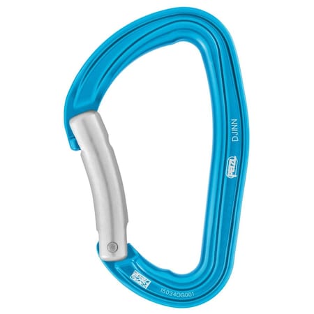 Petzl Djinn Carabiner Bent Gate, Blue M060LB00