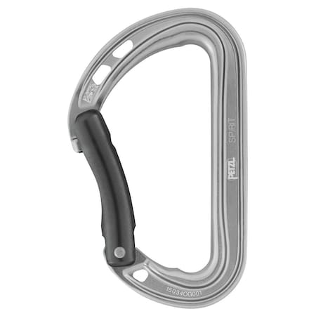 Petzl Spirit Carabiner Bent, Grey M061AB02
