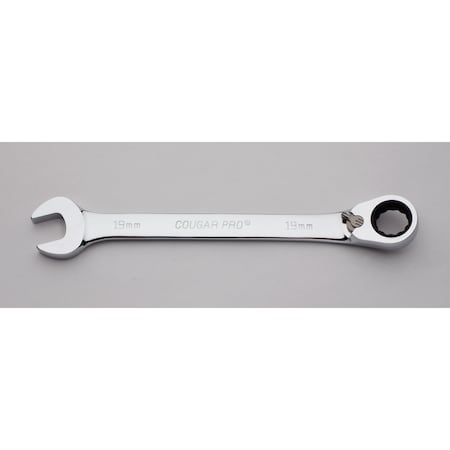 COUGAR PRO Reverse Ratcheting Comb Wrench Metric Fu M1508