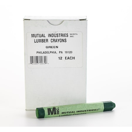 Mutual Industries Lumber Marking Crayons, Water Resistant, PK24 M16100-39