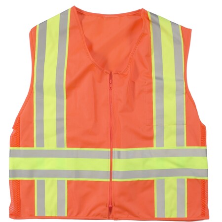 Mutual Industries High Visibility ANSI Class 2 Solid, PK2 4XL L Class 2 2 PK M16334-45-7